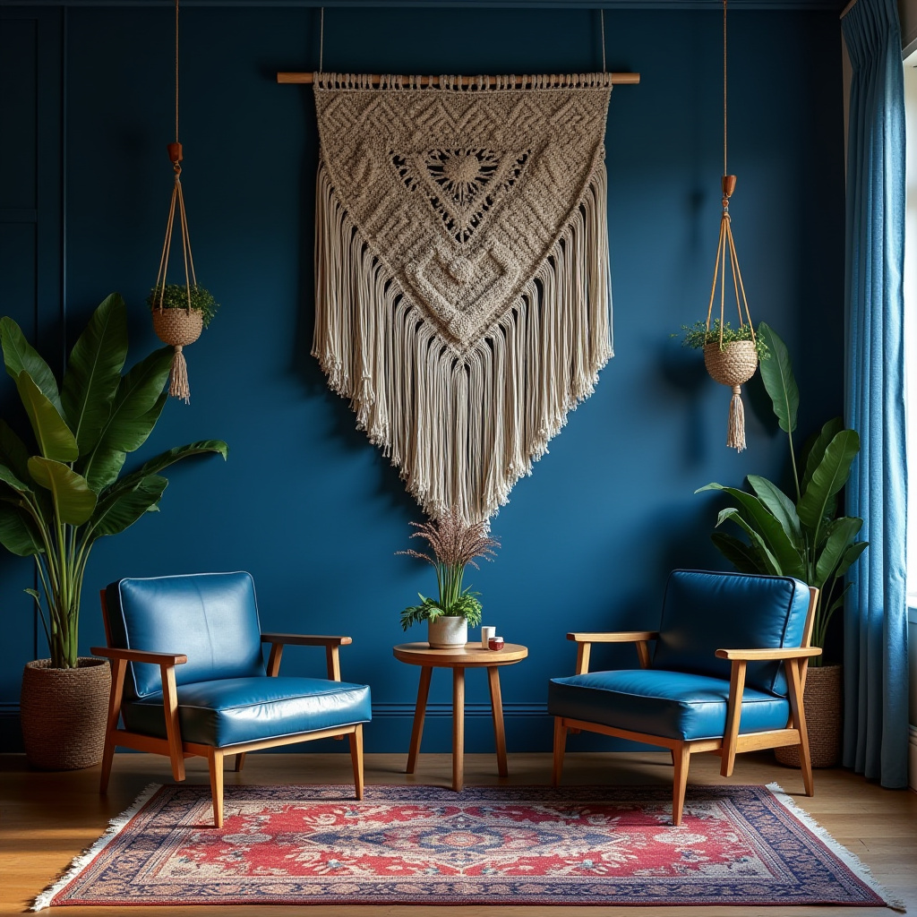 moody blue living room 40