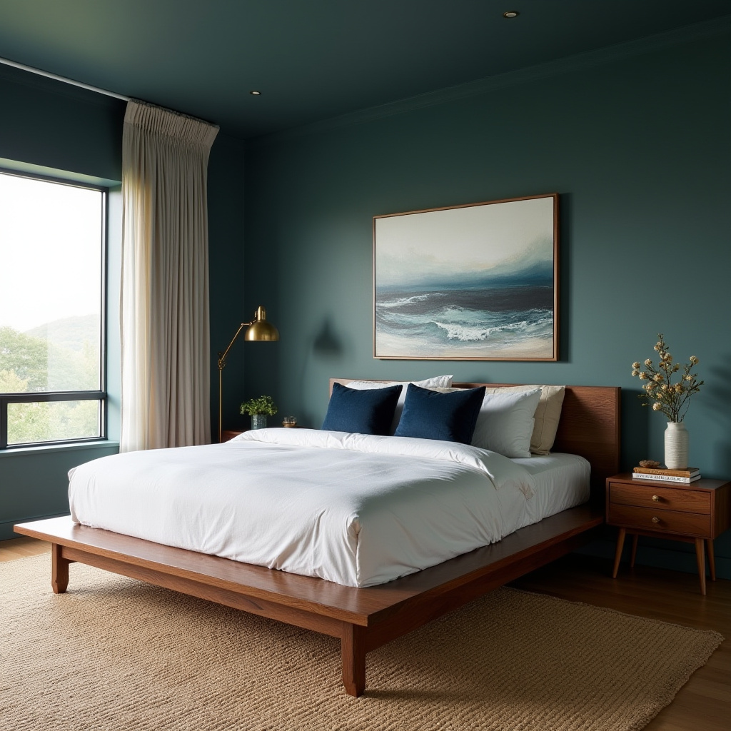 moody coastal bedroom 23