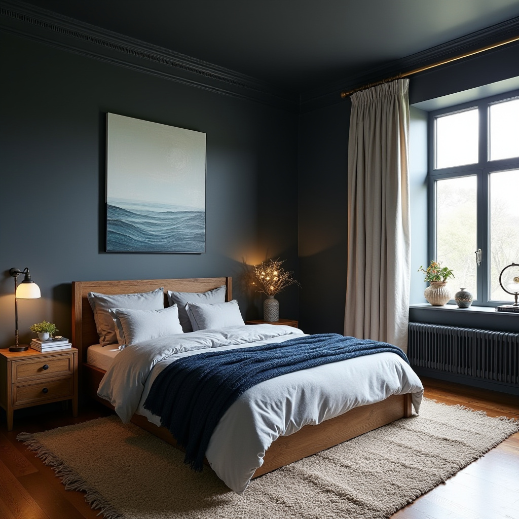 moody coastal bedroom 28