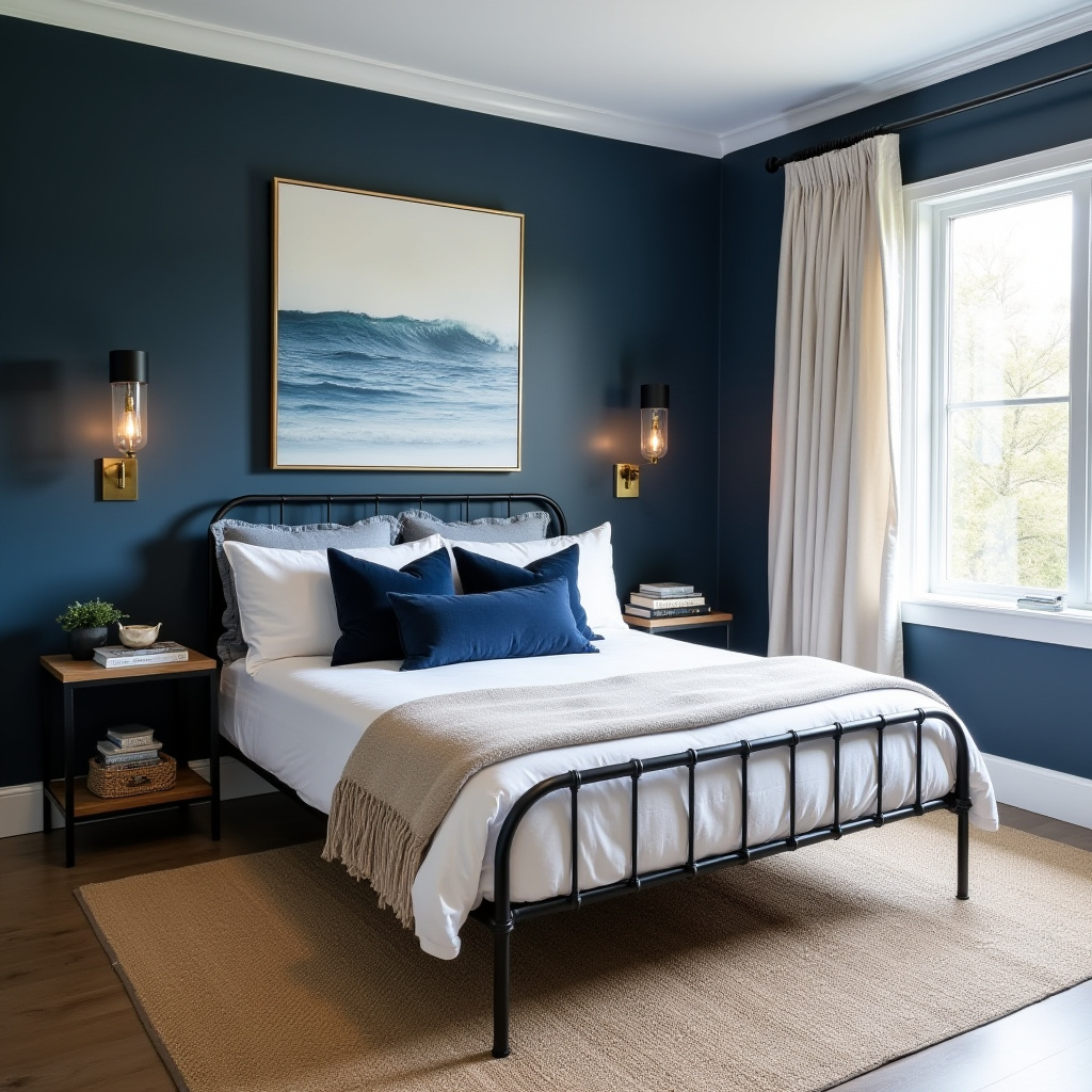 moody coastal bedroom 31