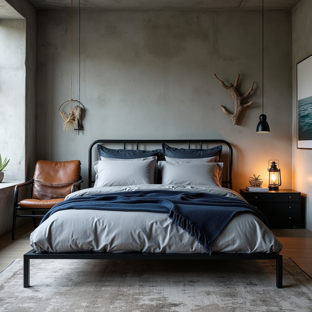 moody coastal bedroom 37