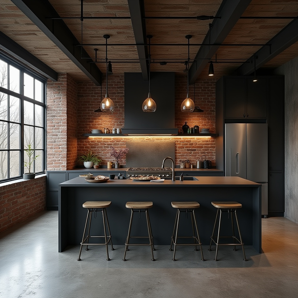 moody kitchen ideas 11