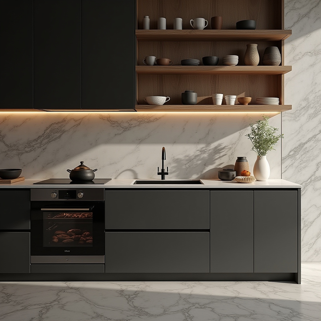 moody kitchen ideas 13
