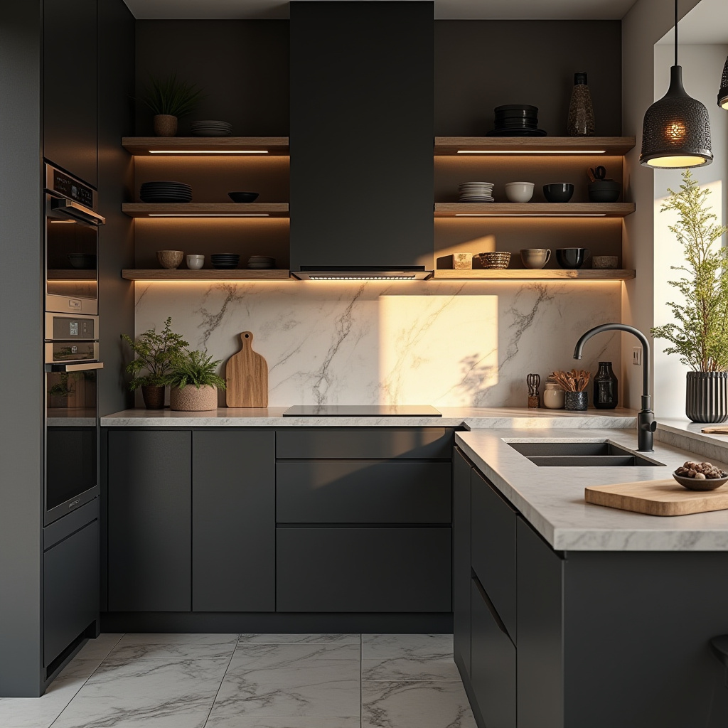 moody kitchen ideas 14