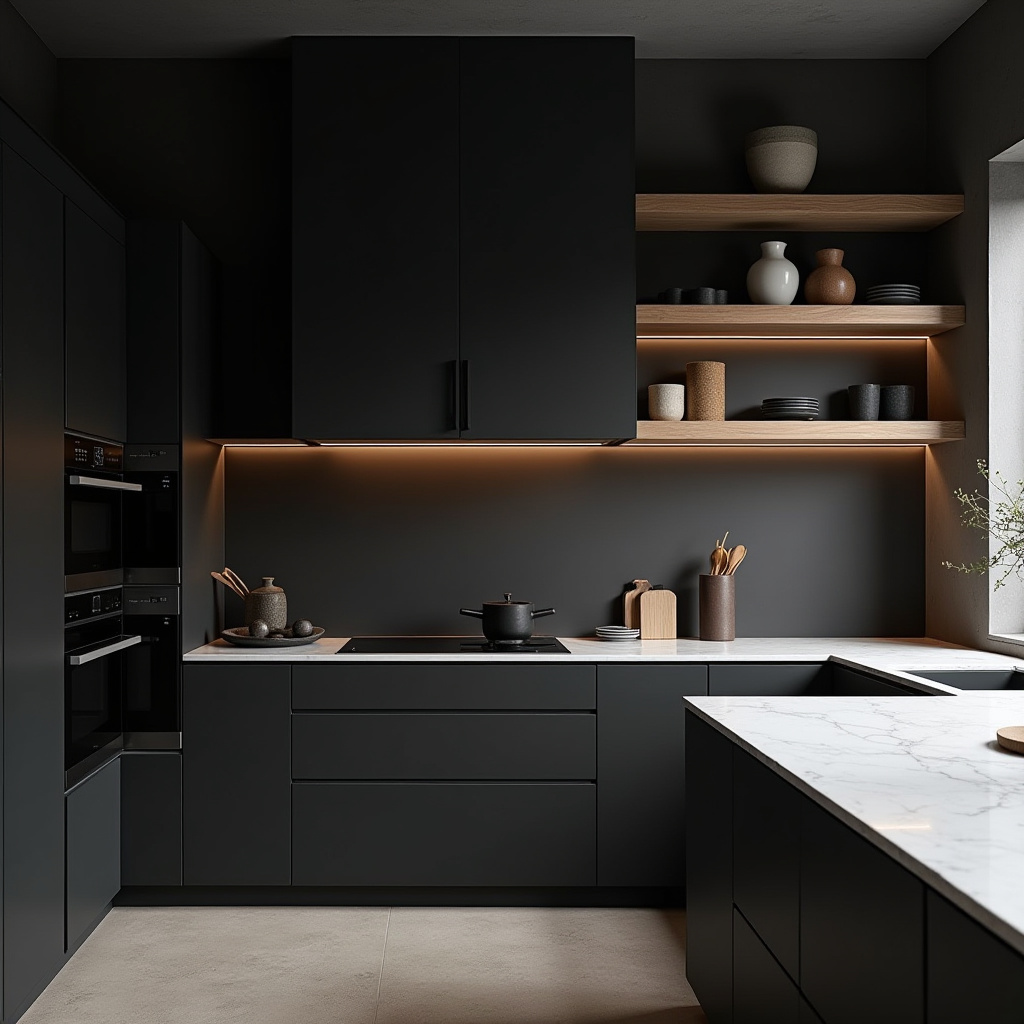 moody kitchen ideas 19