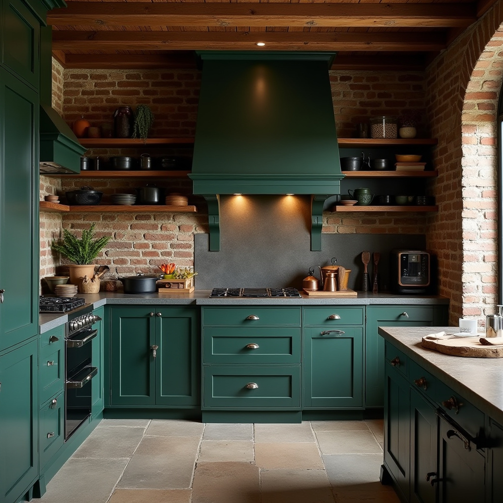 moody kitchen ideas 28
