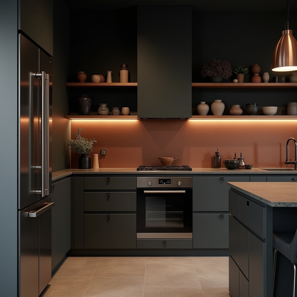 moody kitchen ideas 30