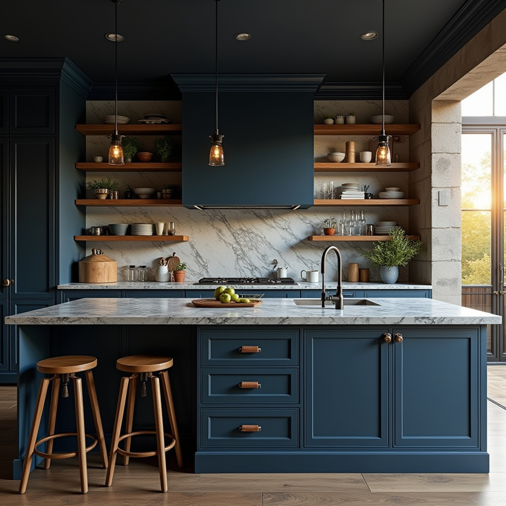 moody kitchen ideas 31