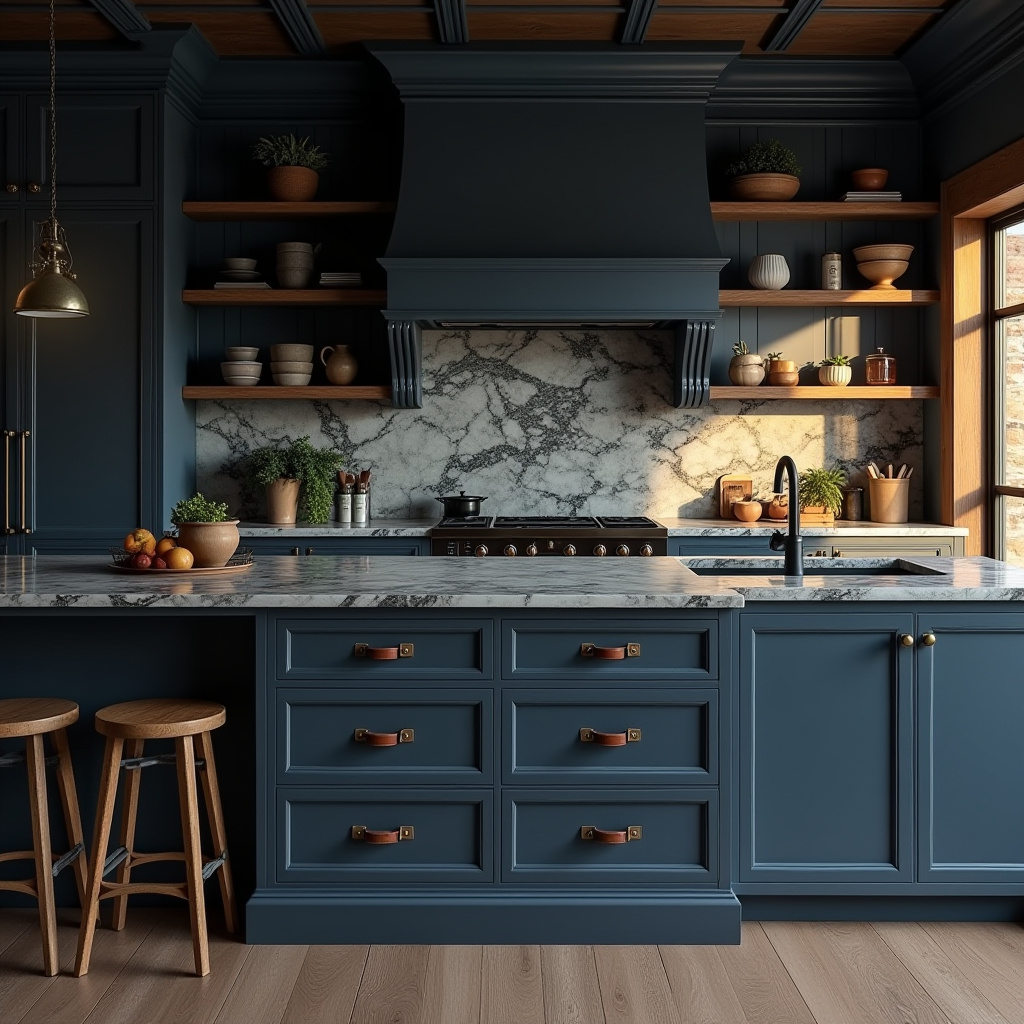 moody kitchen ideas 32