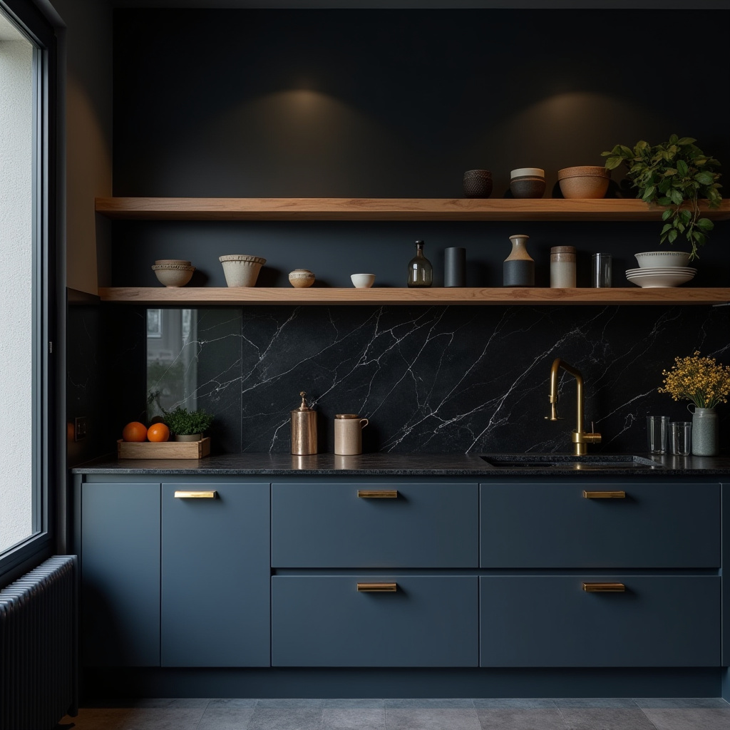 moody kitchen ideas 36