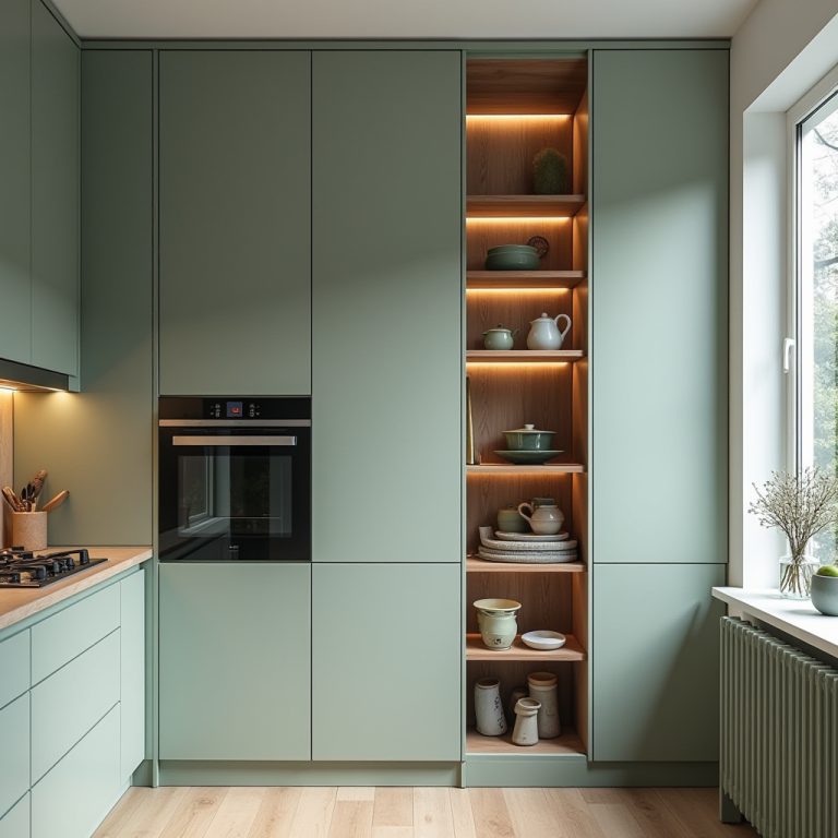narrow kitchen cabinet ideas 1