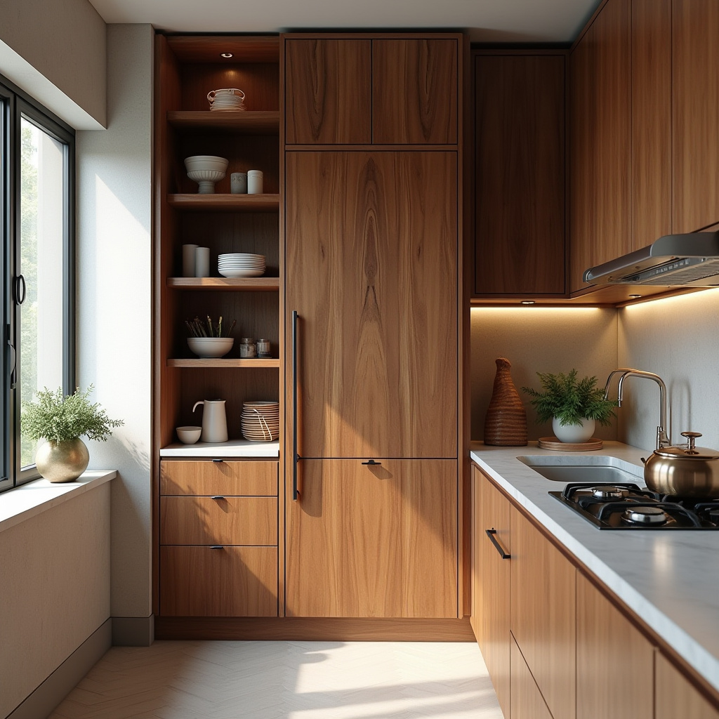 narrow kitchen cabinet ideas 15