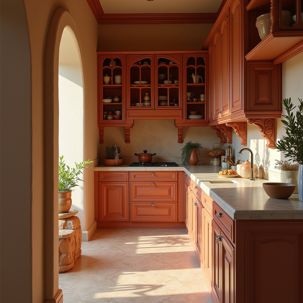 narrow kitchen cabinet ideas 23