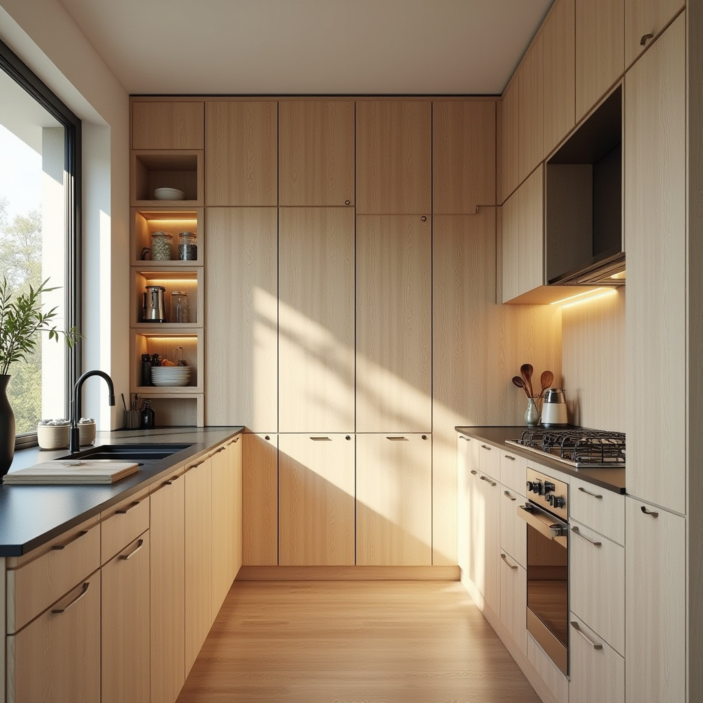 narrow kitchen cabinet ideas 4