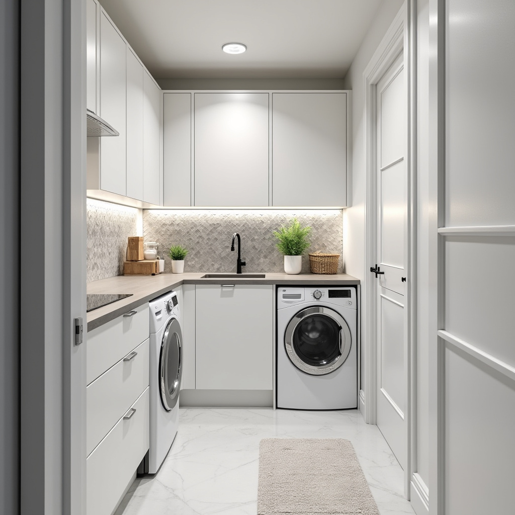 narrow laundry room ideas 31