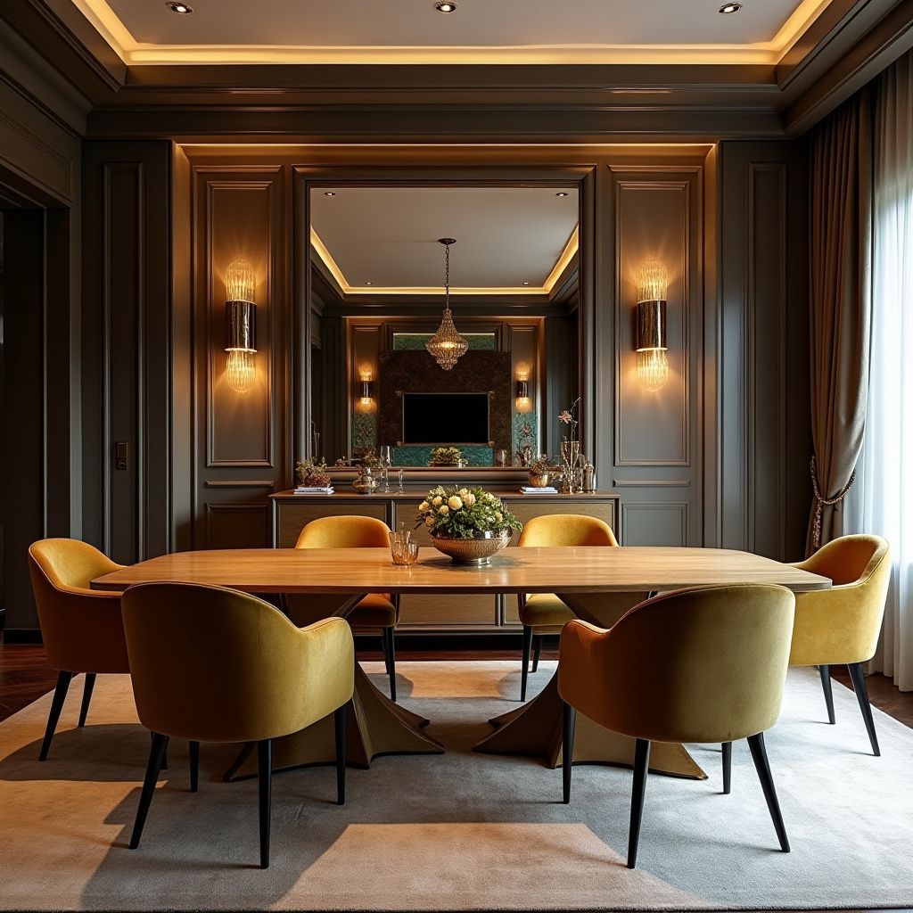 oak dining table and chairs 28