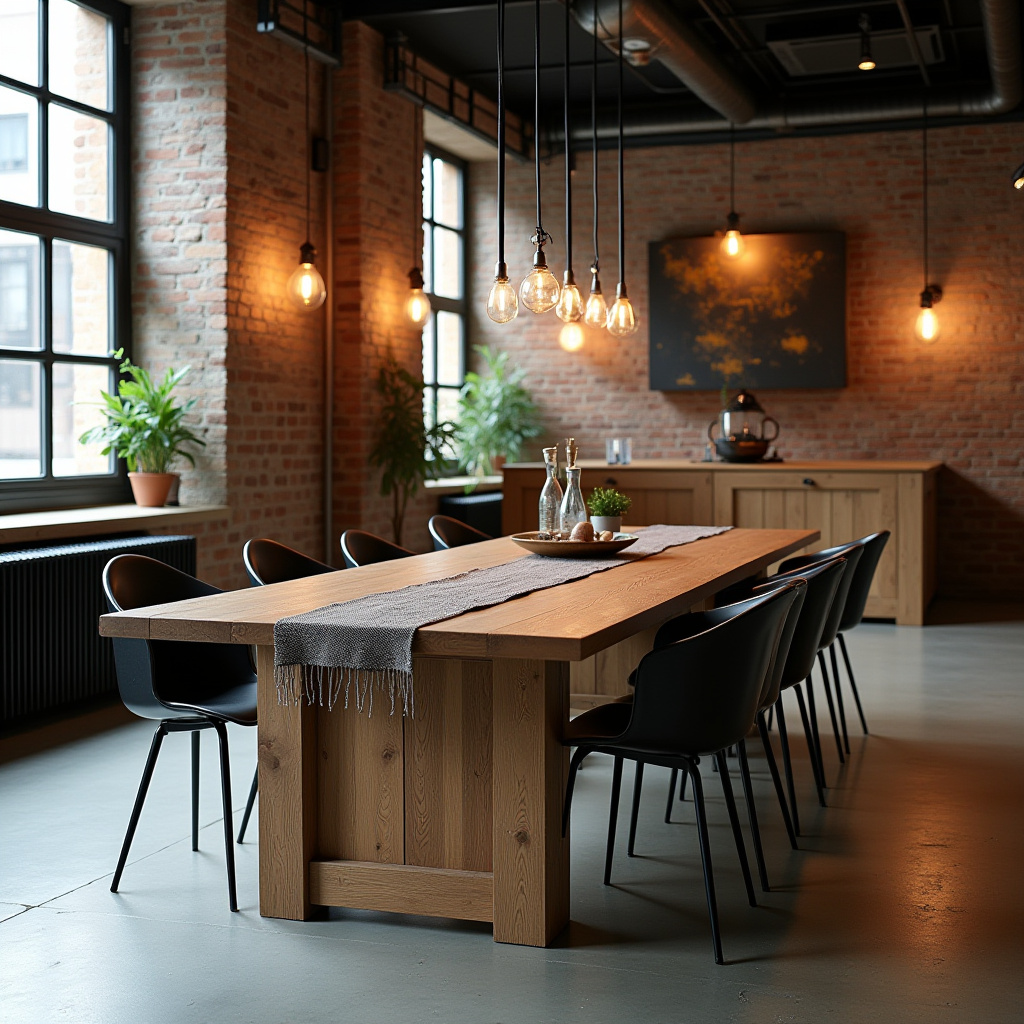 oak dining table and chairs 7