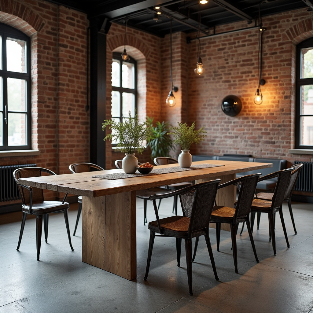 oak dining table and chairs 8