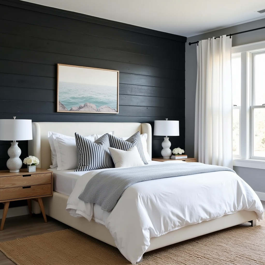 one black wall bedroom 14