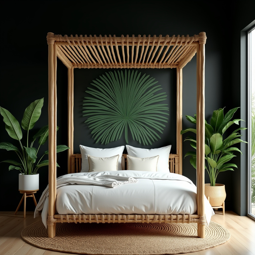 one black wall bedroom 20