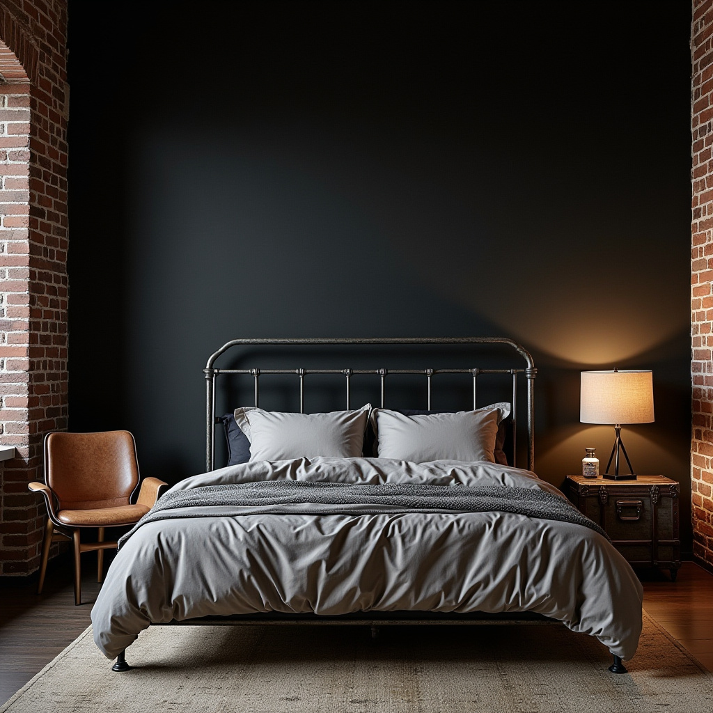 one black wall bedroom 8