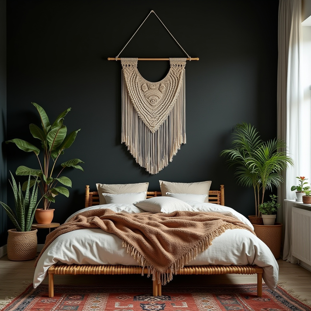 one black wall bedroom 9