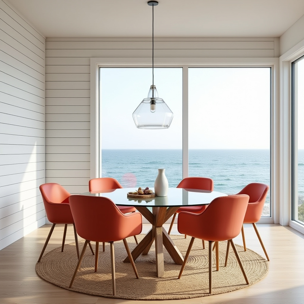 orange dining chairs 10