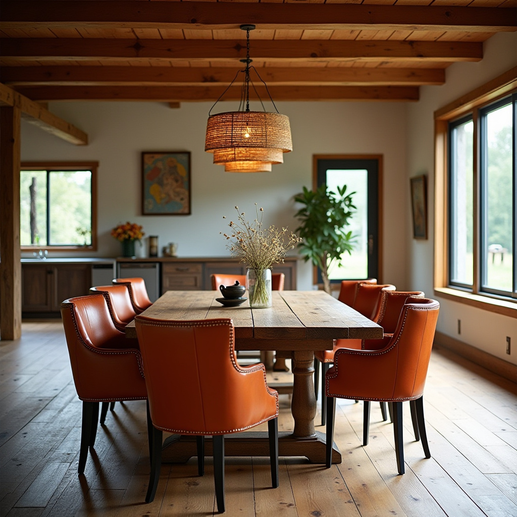 orange dining chairs 11