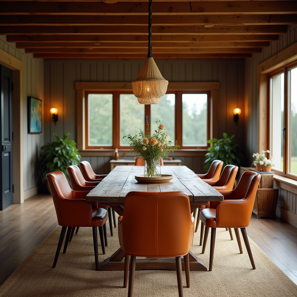 orange dining chairs 12