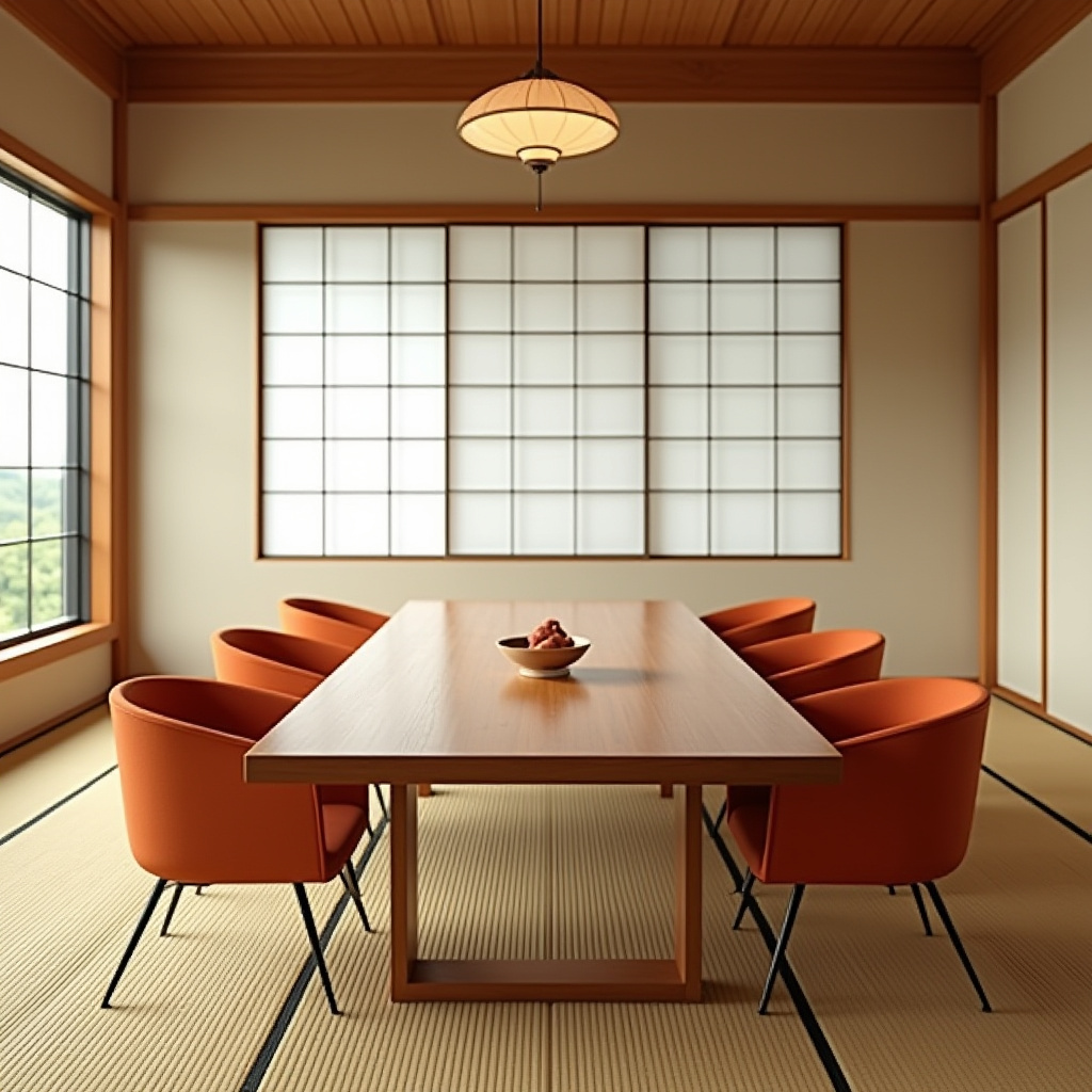 orange dining chairs 21