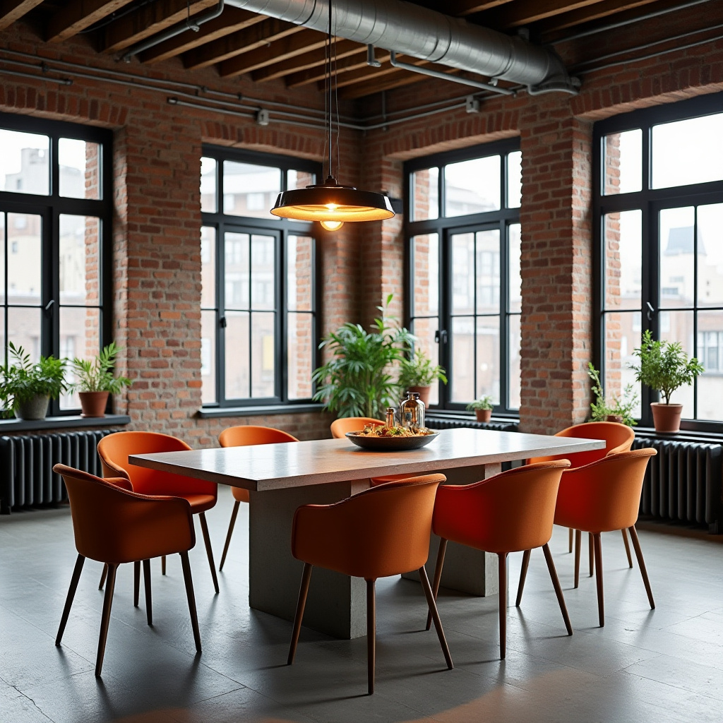 orange dining chairs 28