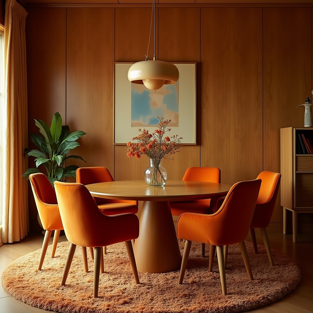 orange dining chairs 29