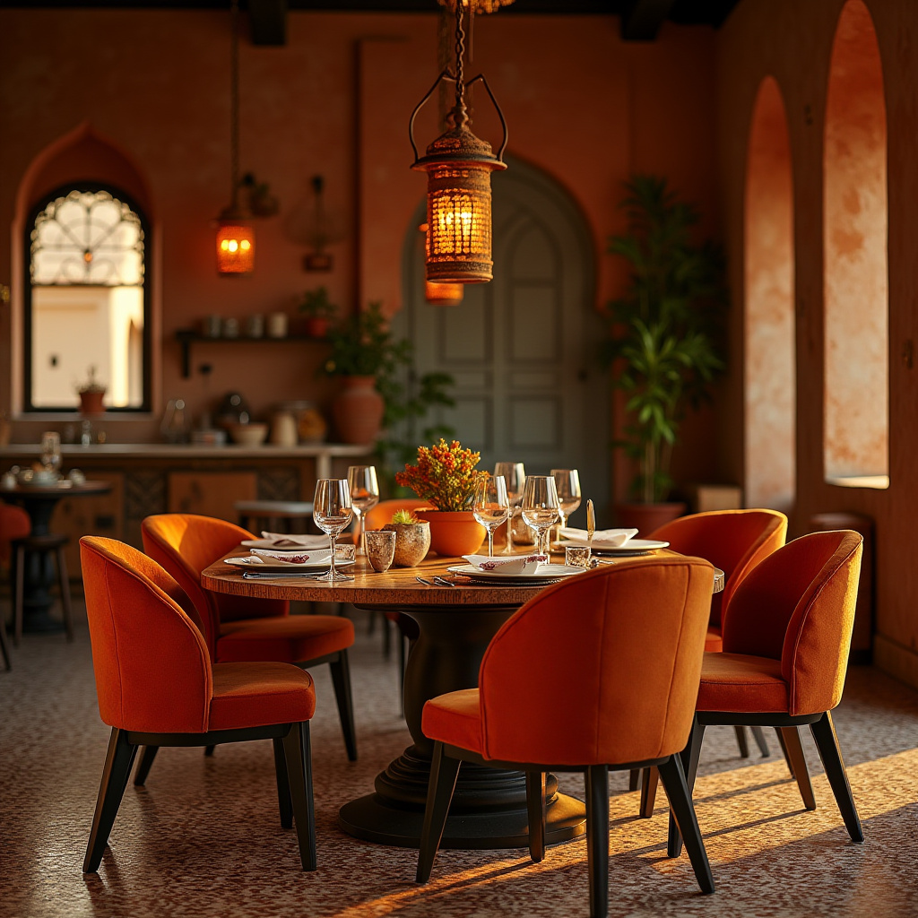 orange dining chairs 34
