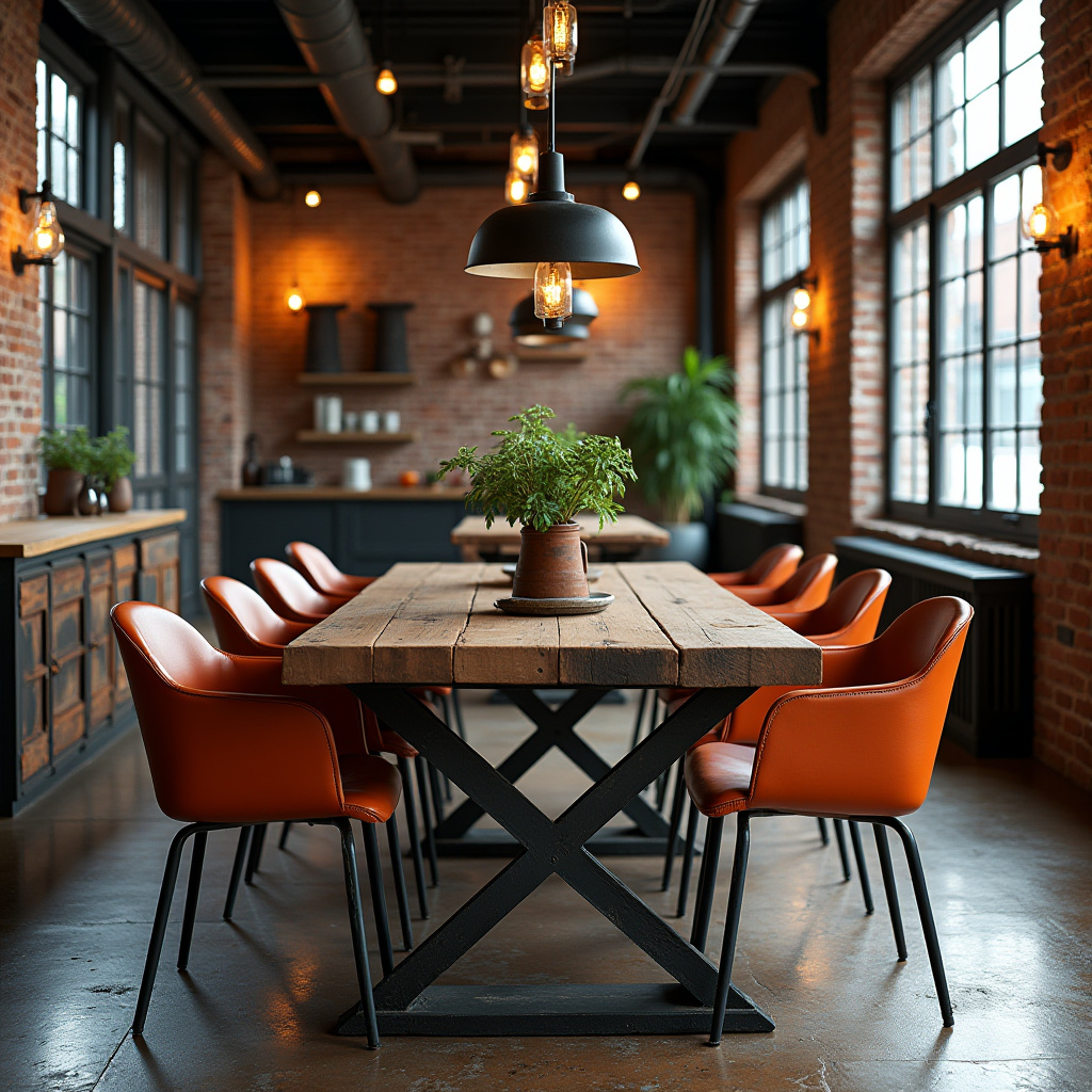 orange dining chairs 37