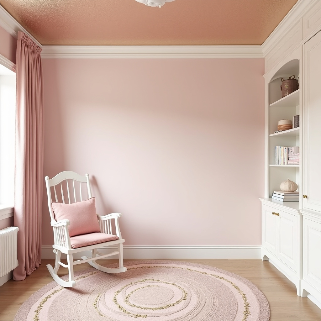 pink and gold nursery 4