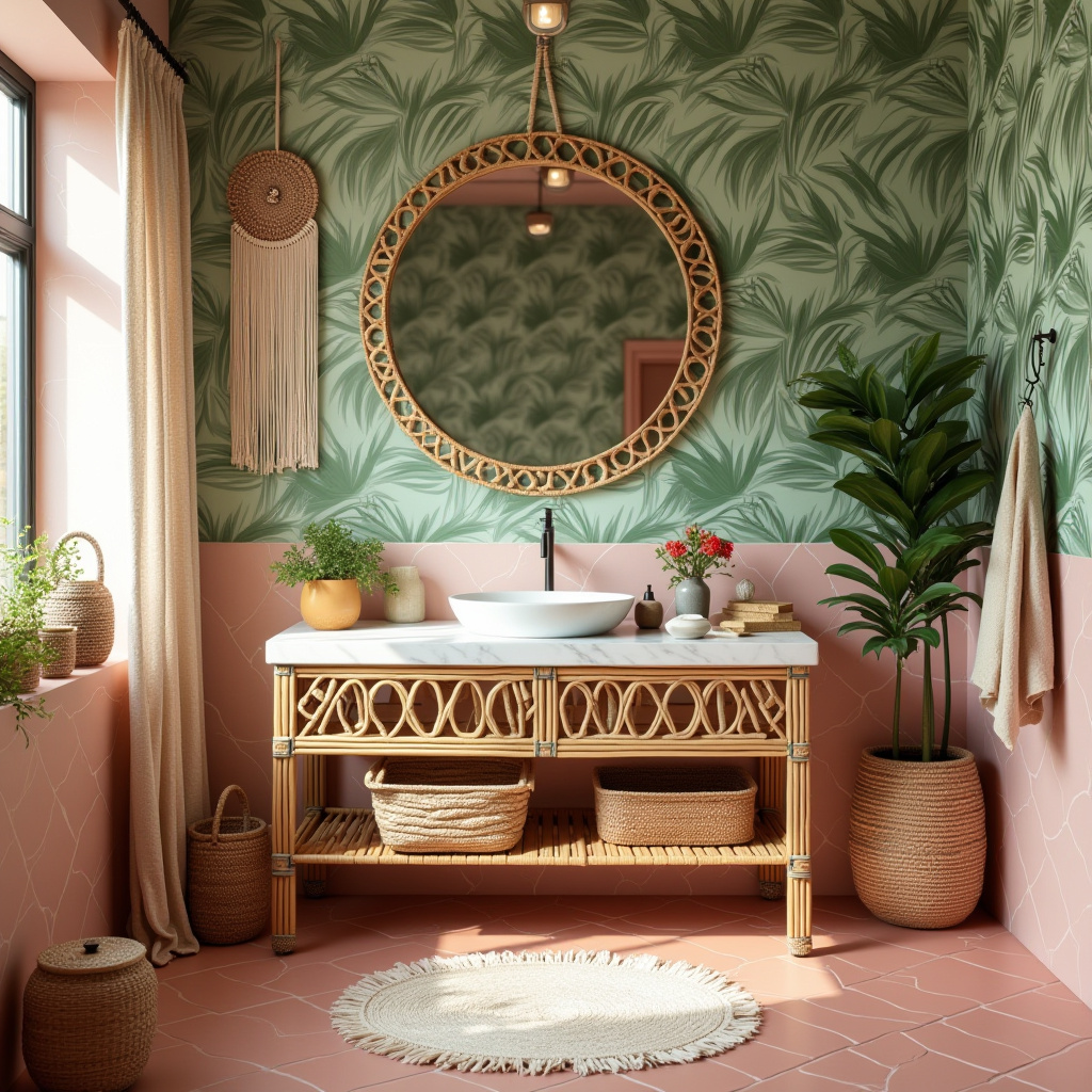 pink and green bathroom ideas 11