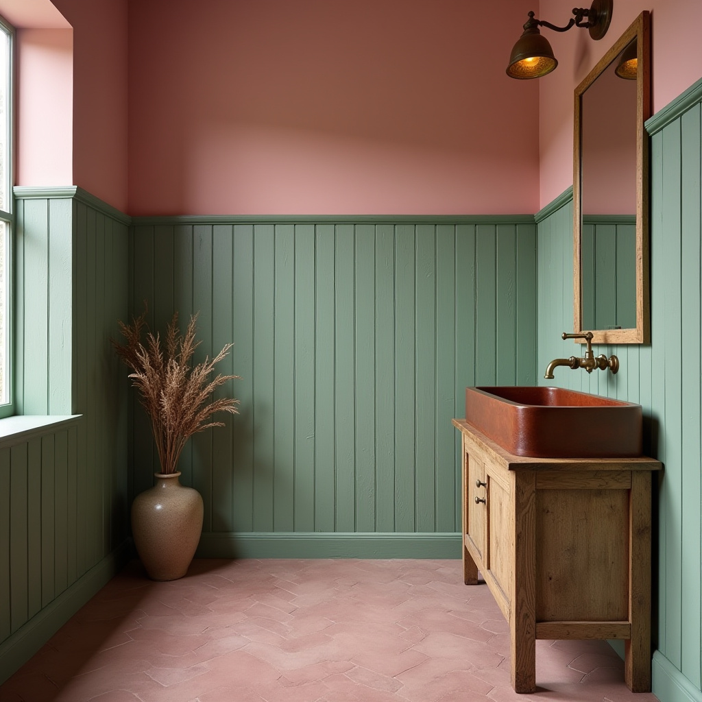 pink and green bathroom ideas 20