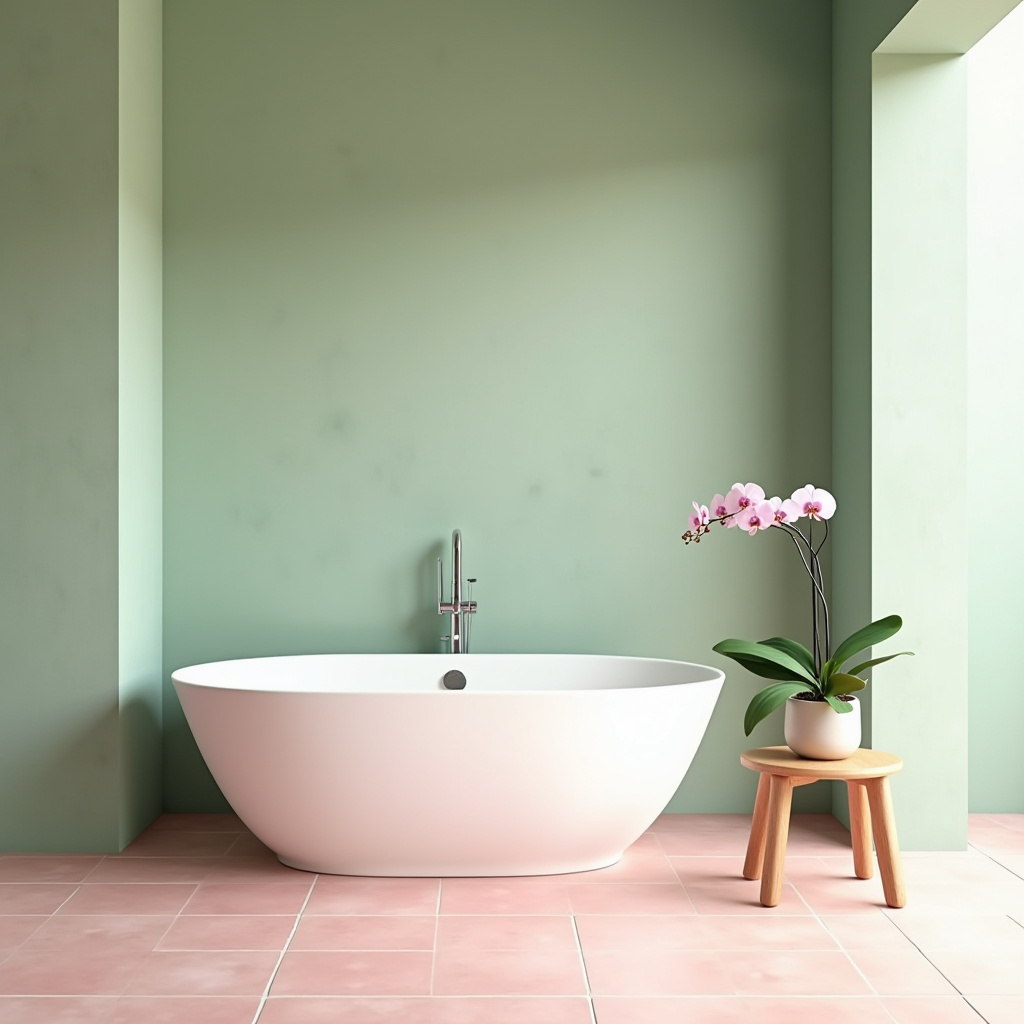 pink and green bathroom ideas 27
