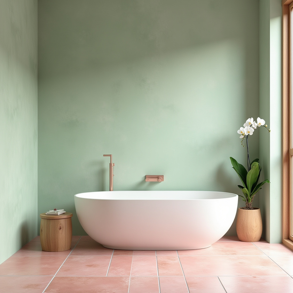 pink and green bathroom ideas 28