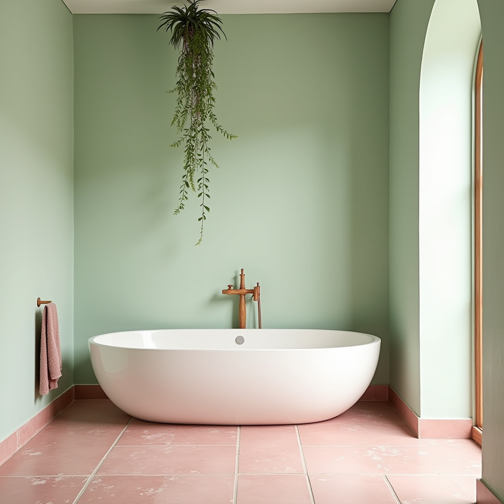 pink and green bathroom ideas 36