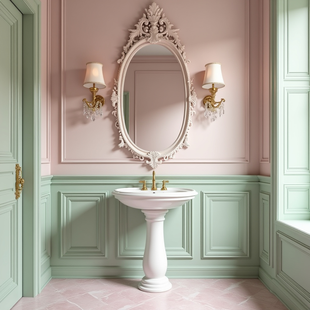 pink and green bathroom ideas 37
