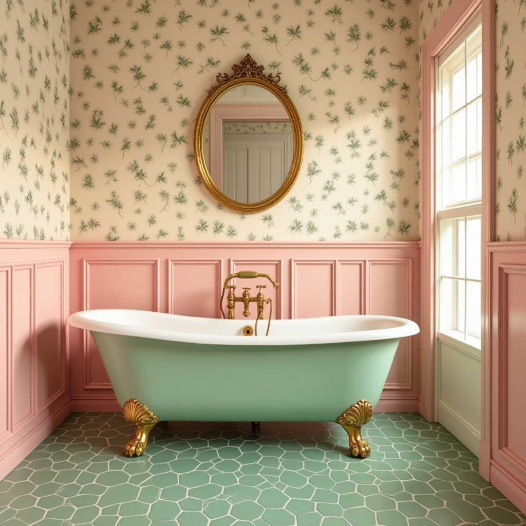 pink and green bathroom ideas 8