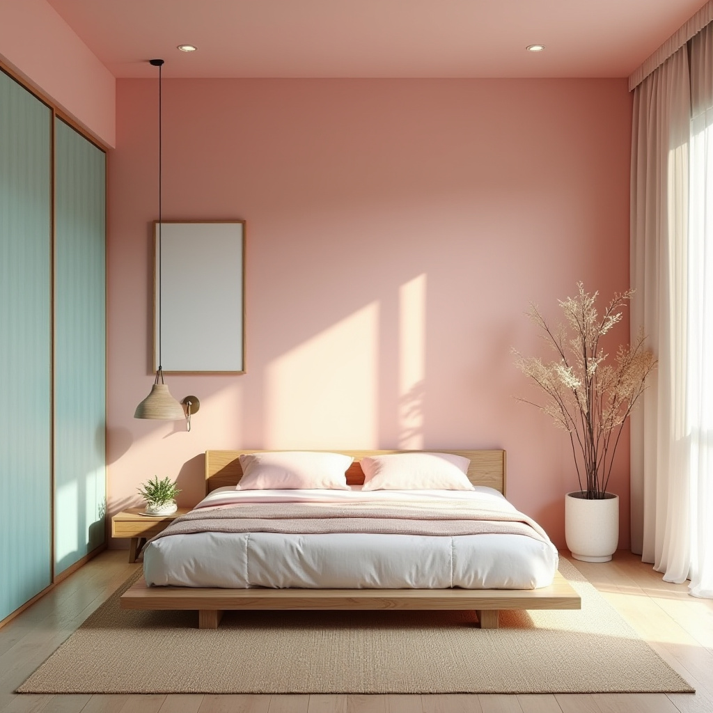 pink and turquoise bedroom 19