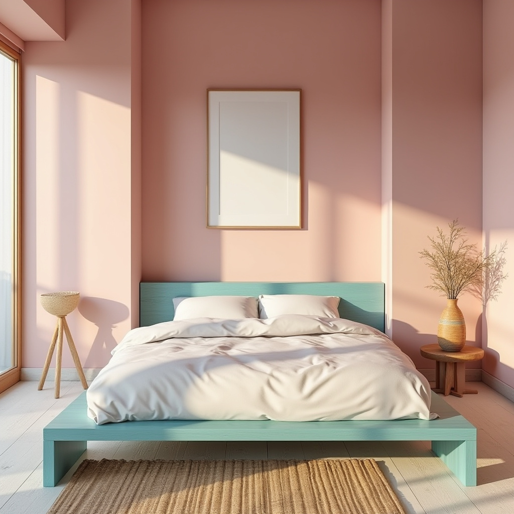 pink and turquoise bedroom 20