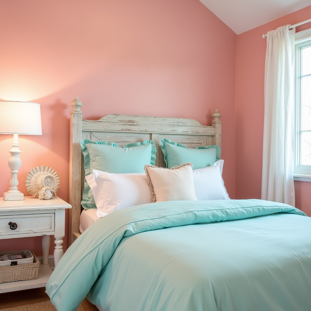 pink and turquoise bedroom 9