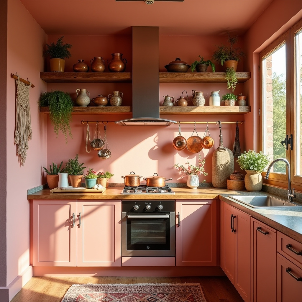 pink kitchen decor 11