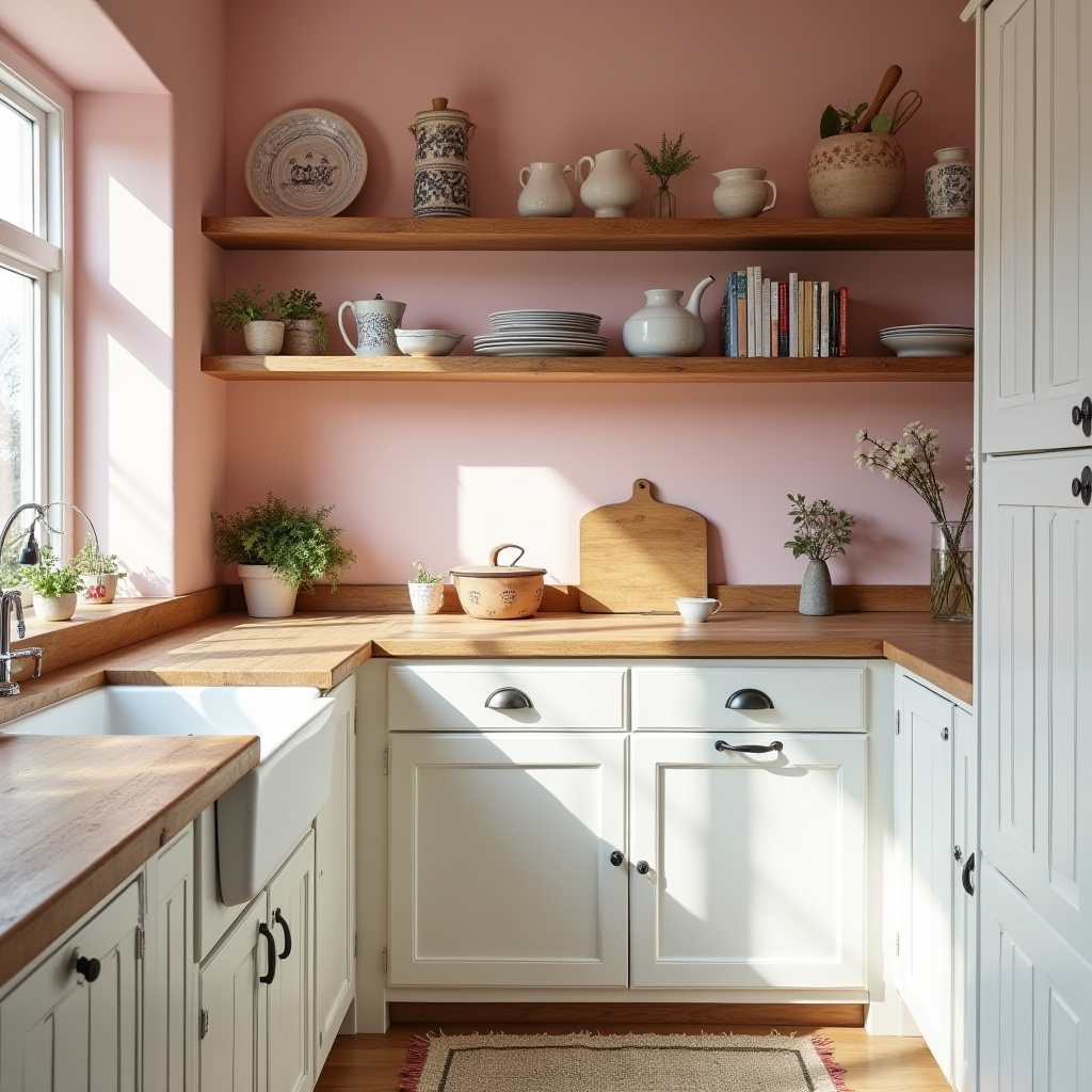 pink kitchen decor 19