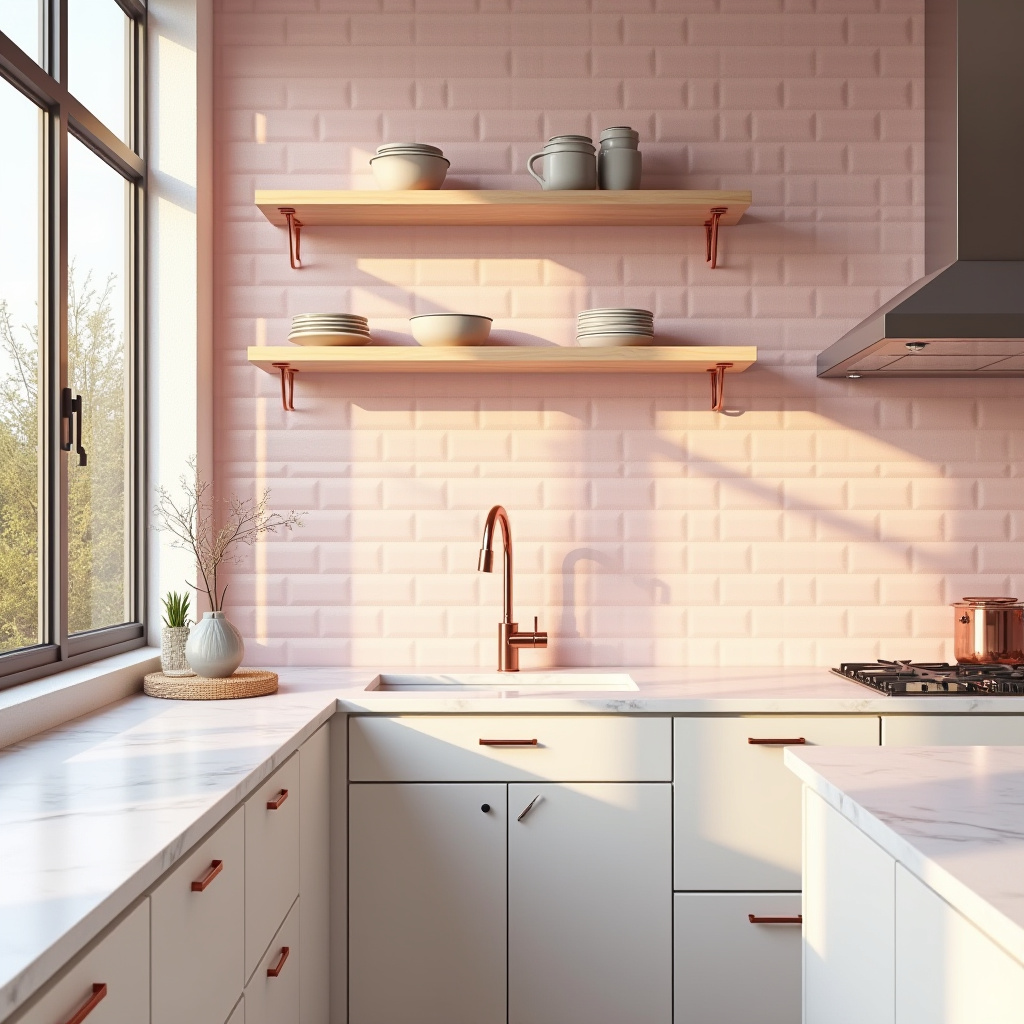pink kitchen decor 2
