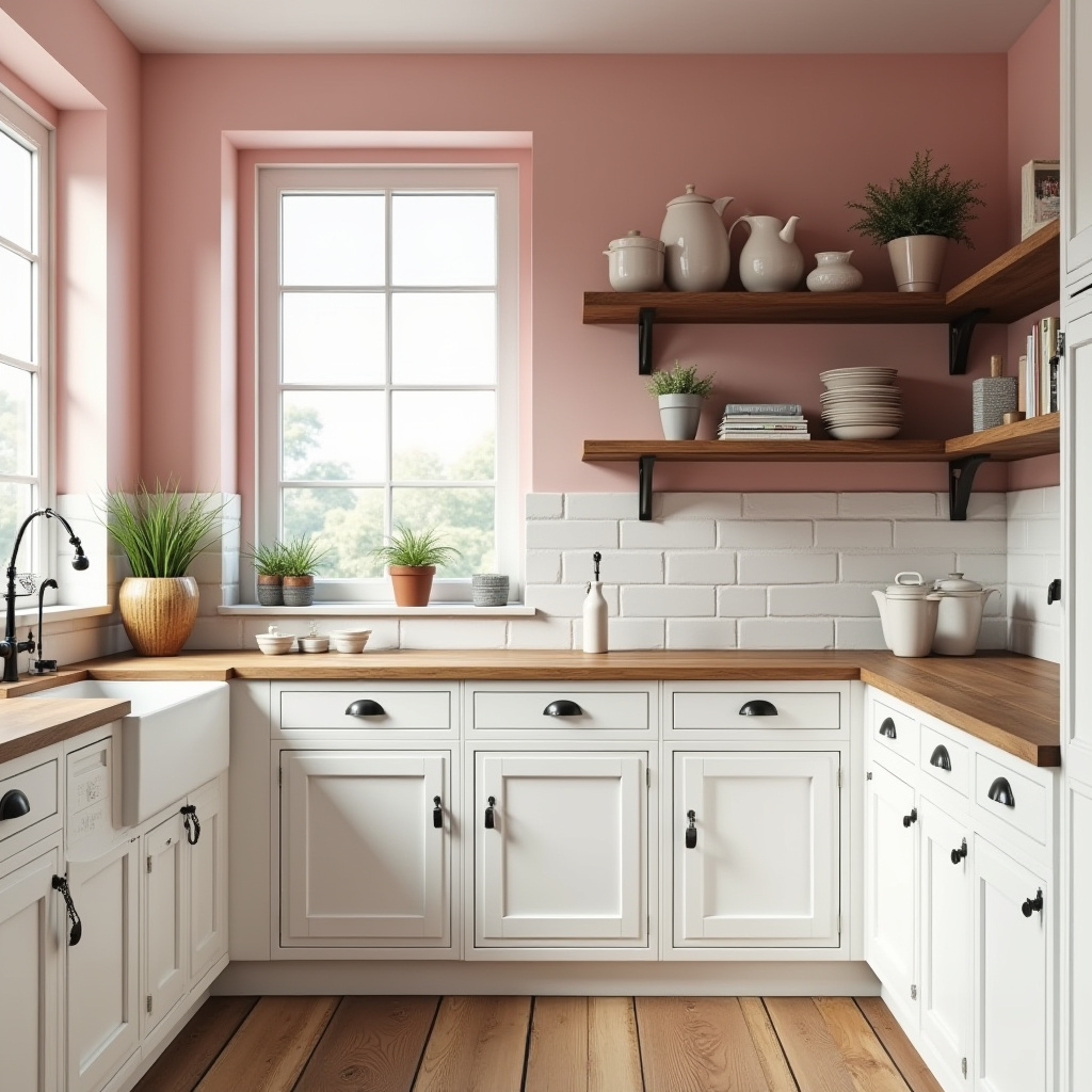pink kitchen decor 20