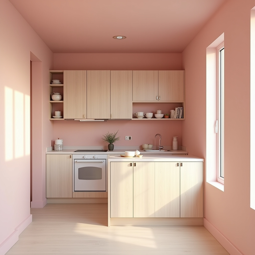 pink kitchen decor 22